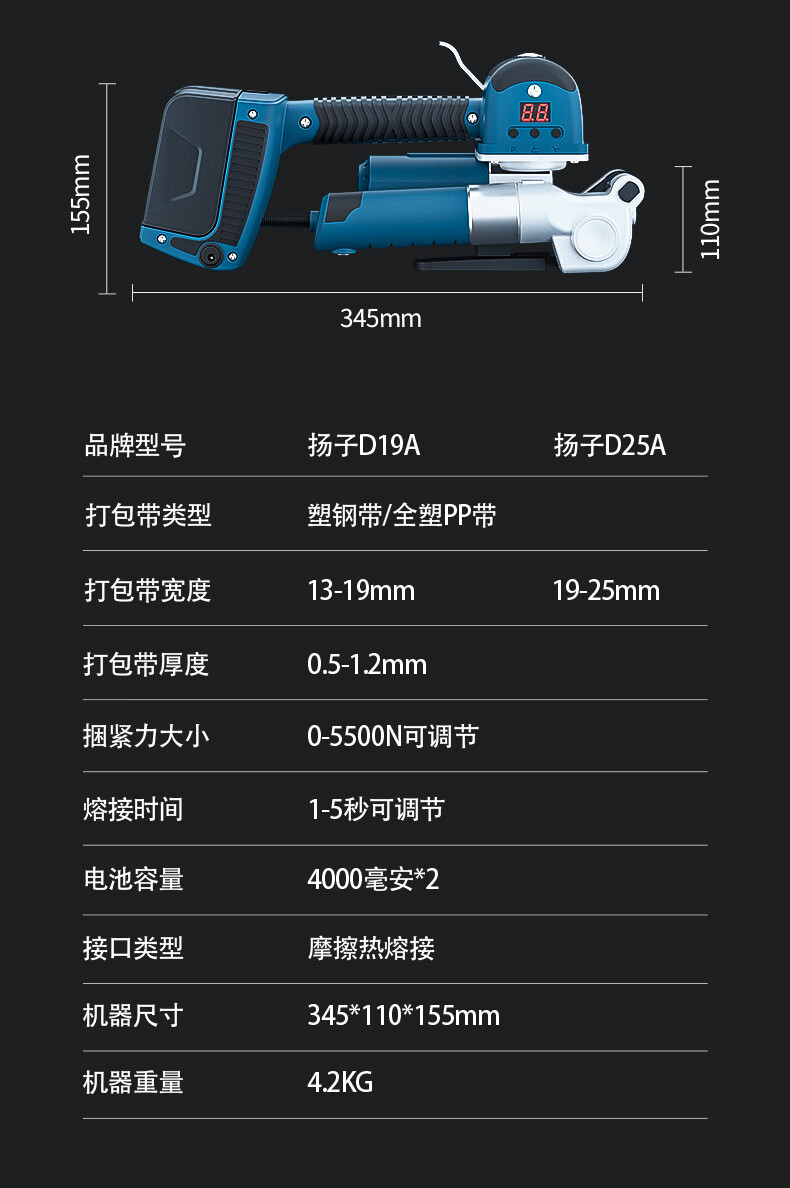 揚(yáng)子電動(dòng)打包機(jī)YZ-D19(圖10)